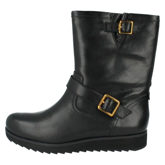 Clarks  Minx Trish Leather Boots - Picture 5 of 12